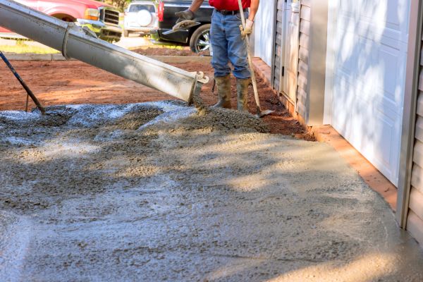 Driveway Slab Laying